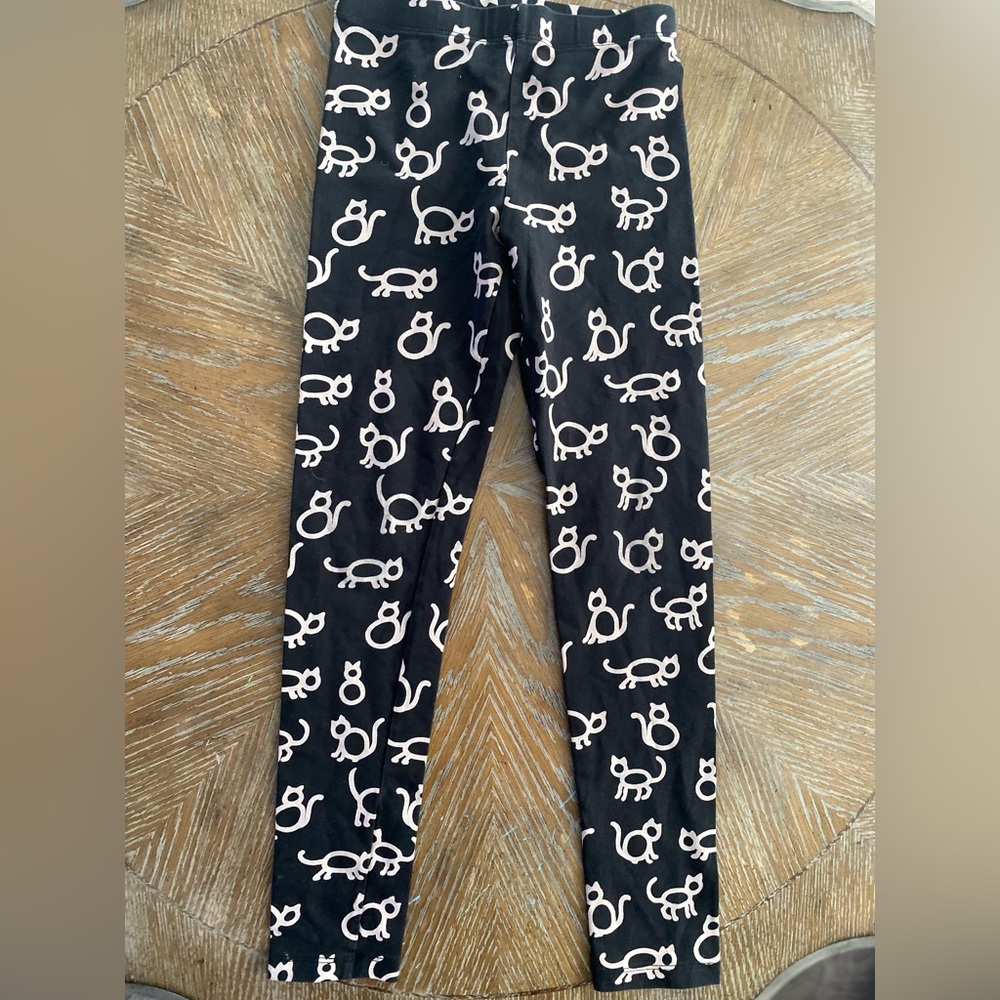 Crewcuts cat leggings size 8